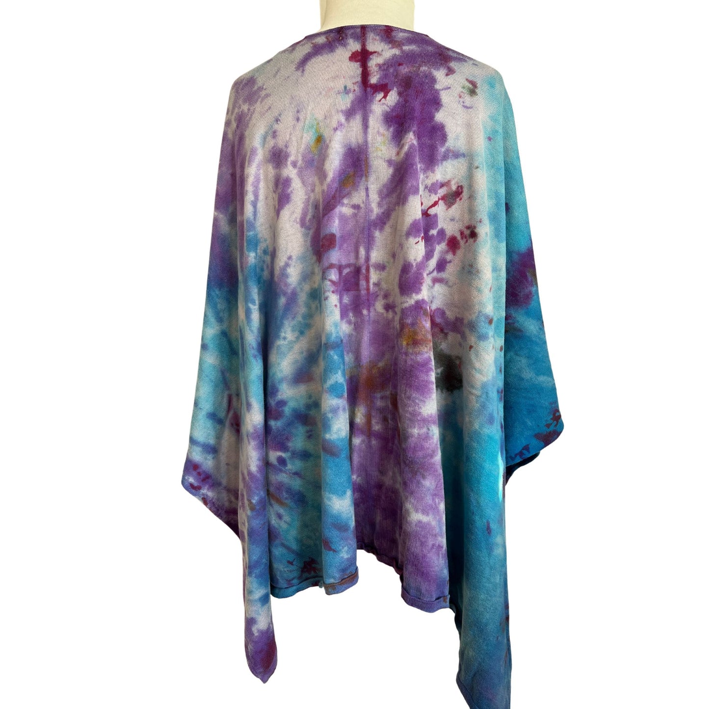 Tie Dye Wrap, Berry Shibori