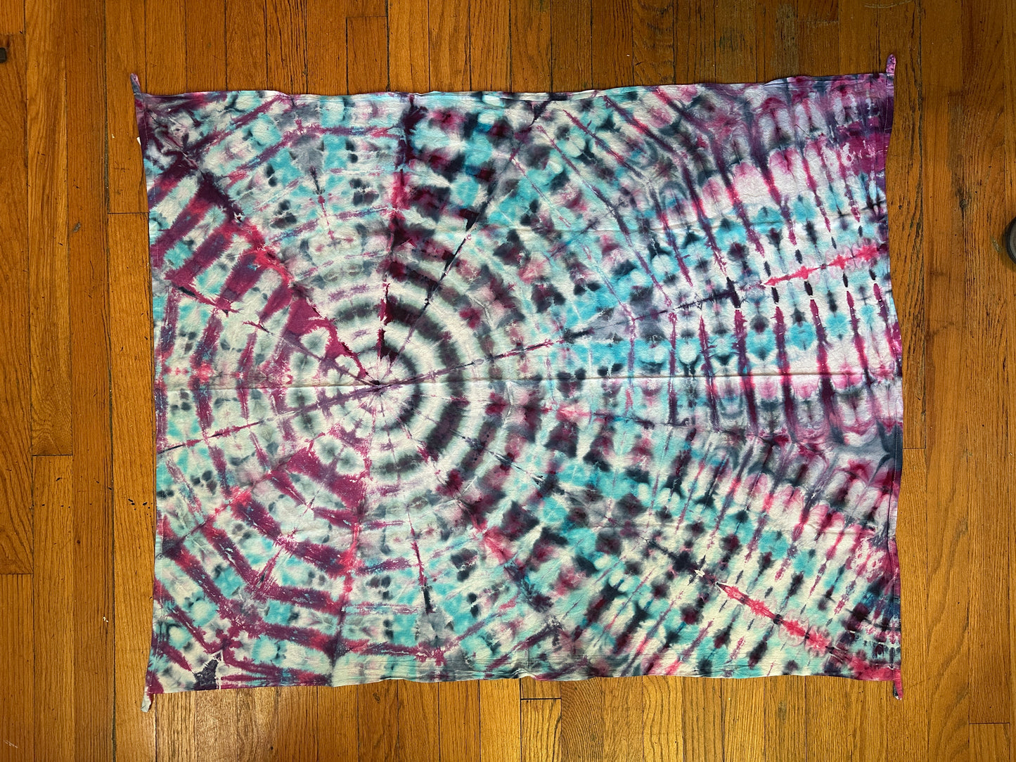 Tapestry- Ice Dyed Radio Wave