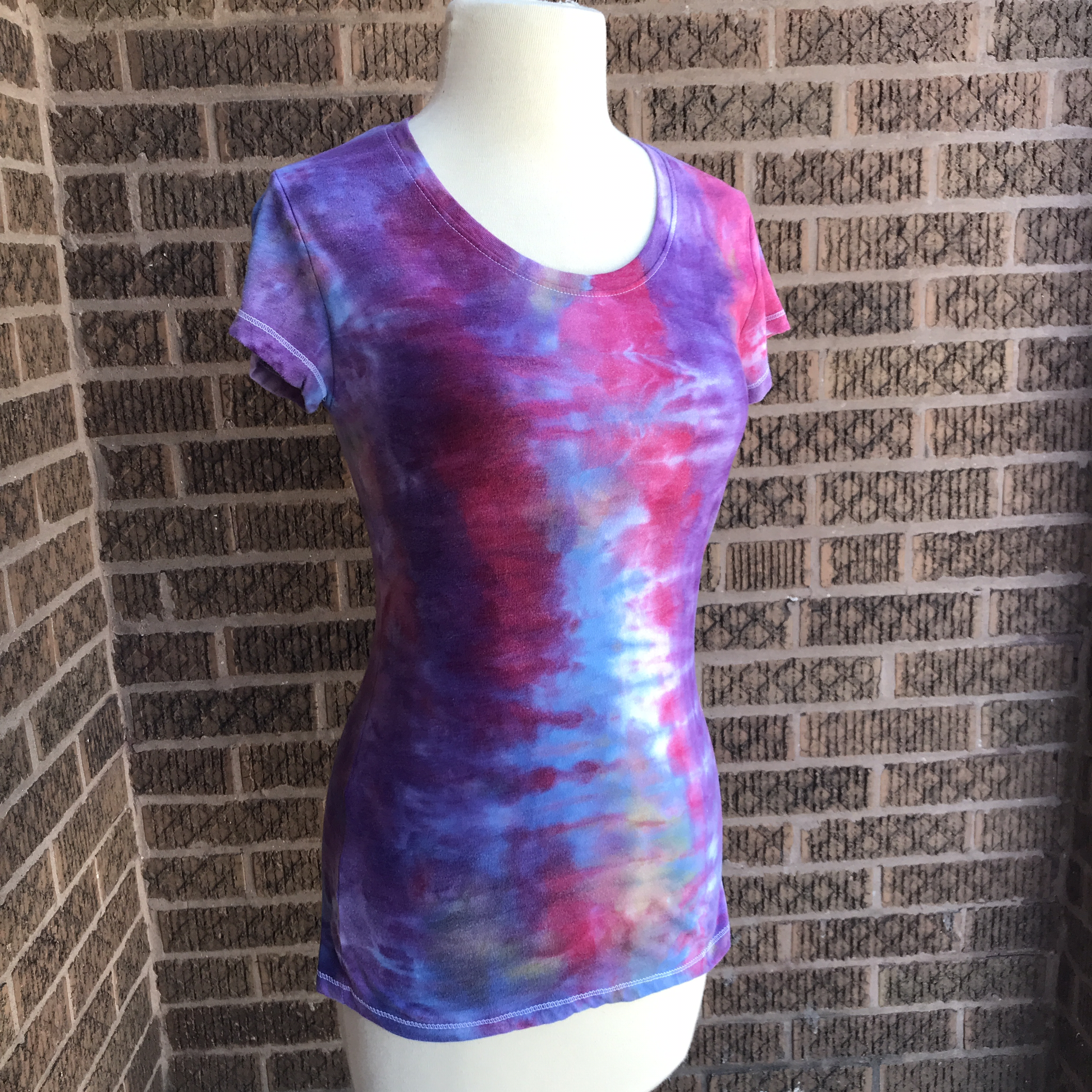 Junior's Tee, Med Tie Dye Hand Dyed