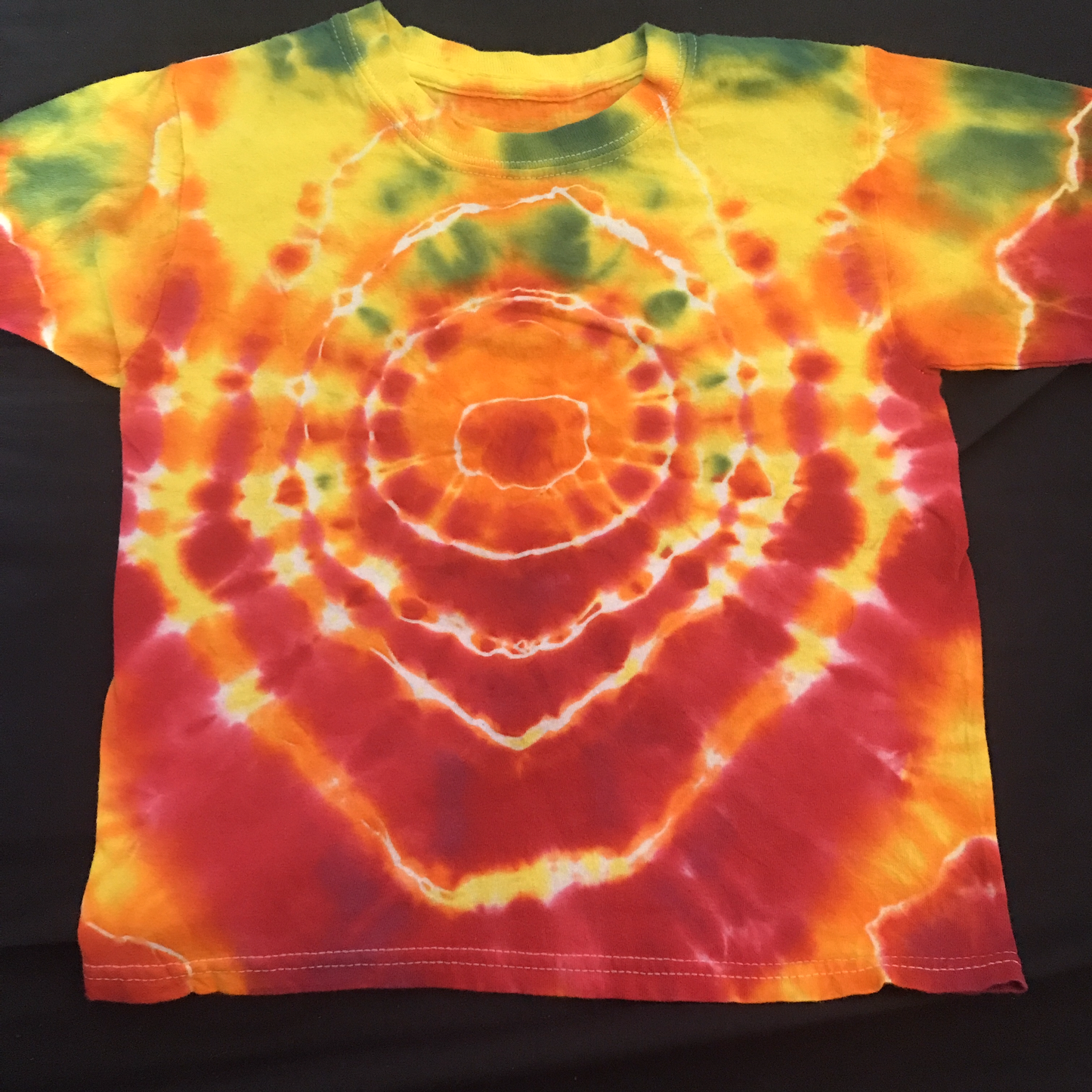 Kids Tee, Youth Sm Tie Dye Hand Dyed