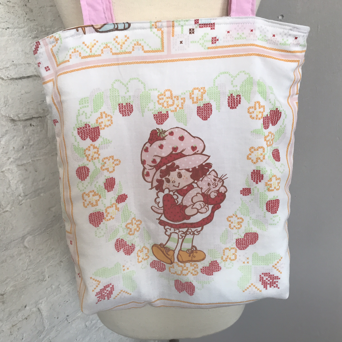 Tote Bag, vintage Strawberry Shortcake and Friends