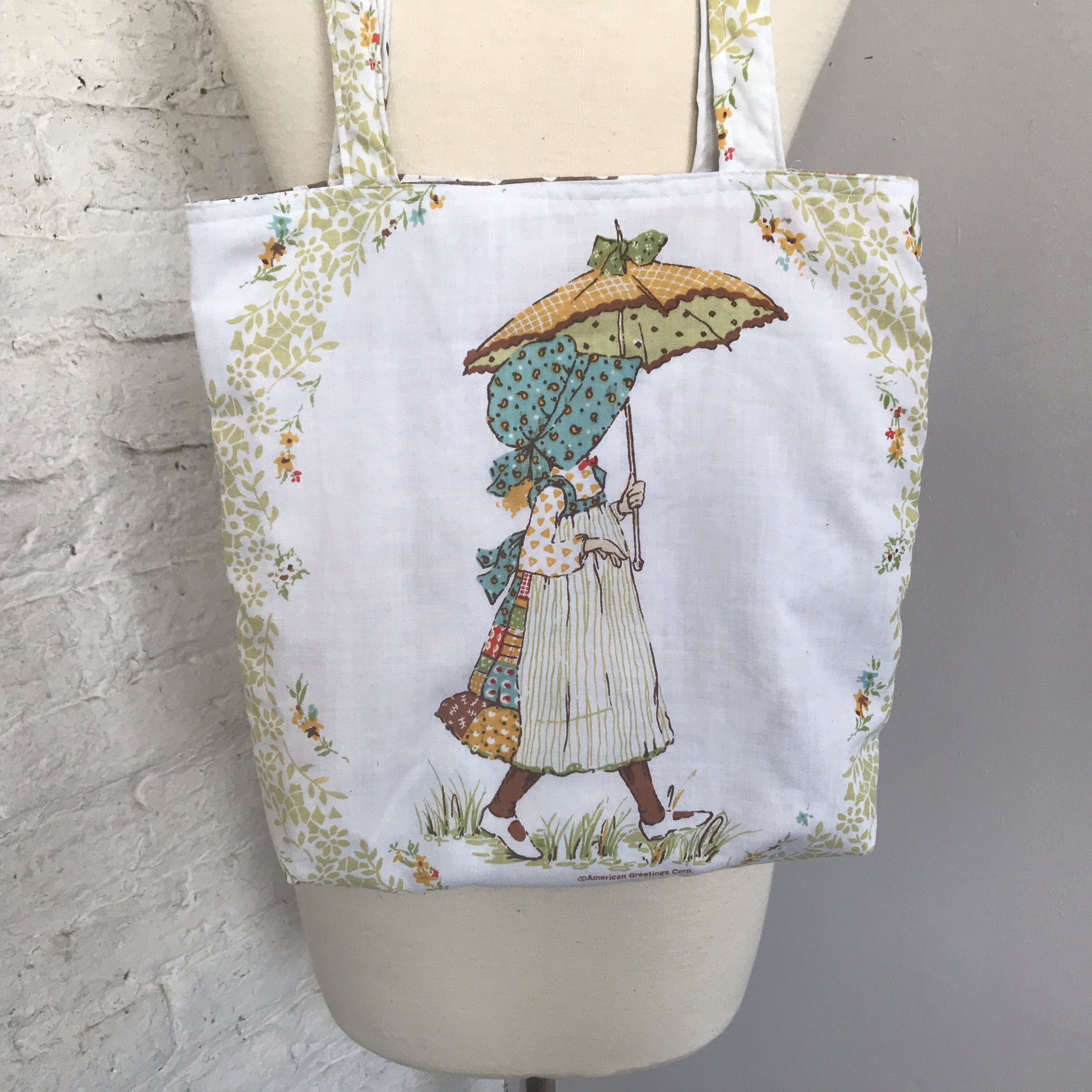 Tote Bag, vintage Holly Hobbie