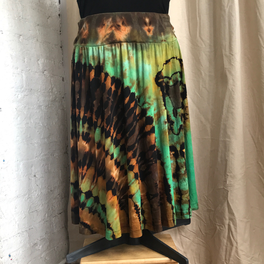 Skirt,  XXL Tie dyed, Upcycled  Skirt