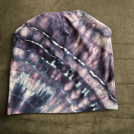 Slouchy Beanie Hat, Tie Dye XL