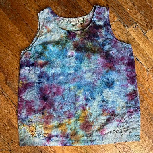 Tie Dye Tank Top Size 2x Ice Dye